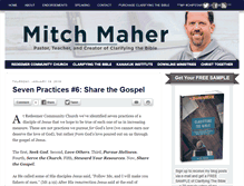 Tablet Screenshot of mitchmaher.com